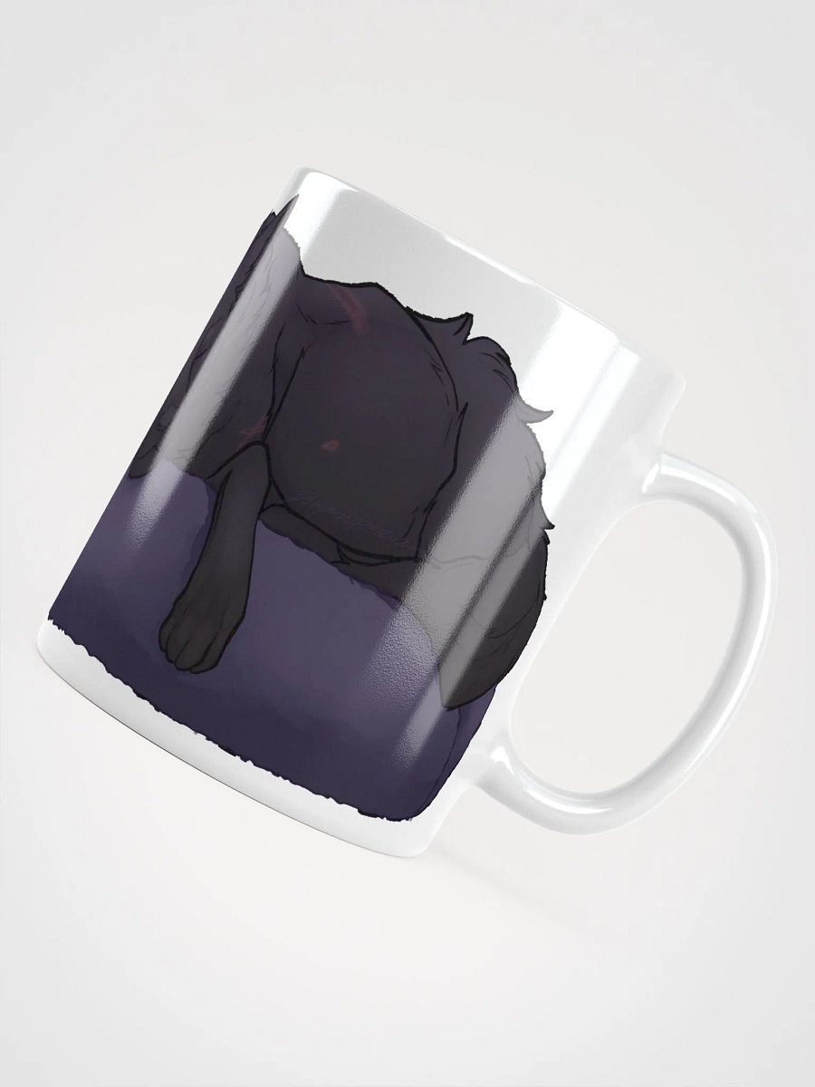 "The Slumbering Wolf" White Mug product image (4)