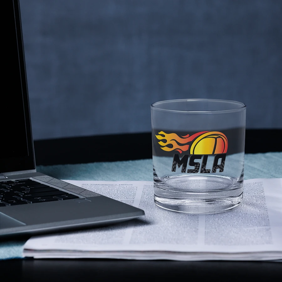 MSLA Logo Rocks Glass product image (4)