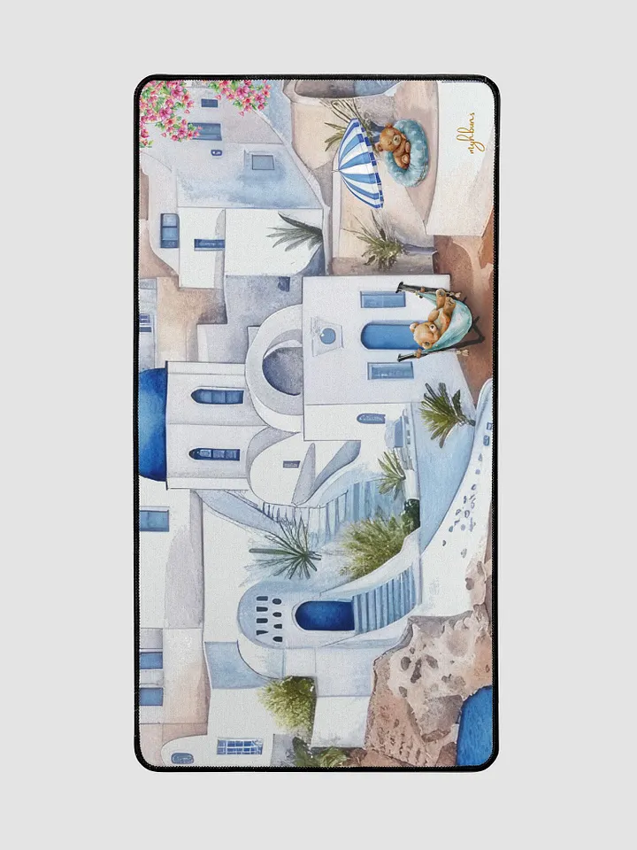 Santorini Dreaming Desk Mat | 31.5