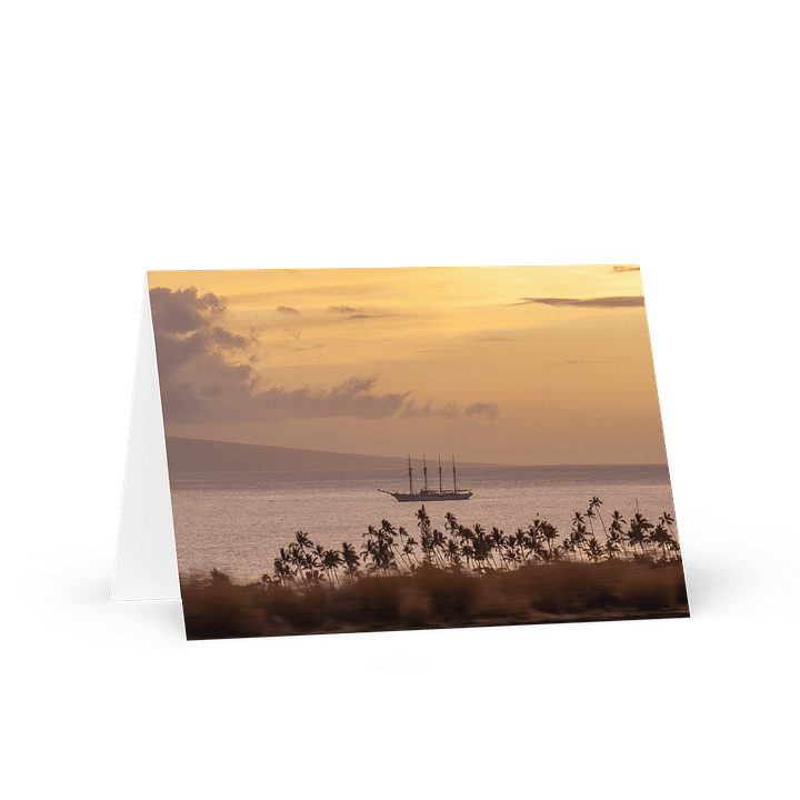 Sailing into Sunset Greeting Card product image (1)
