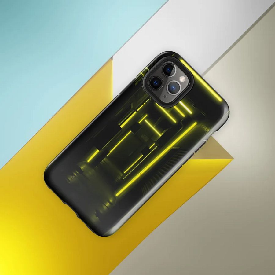 Neon Hazard - iPhone Tough Case product image (8)