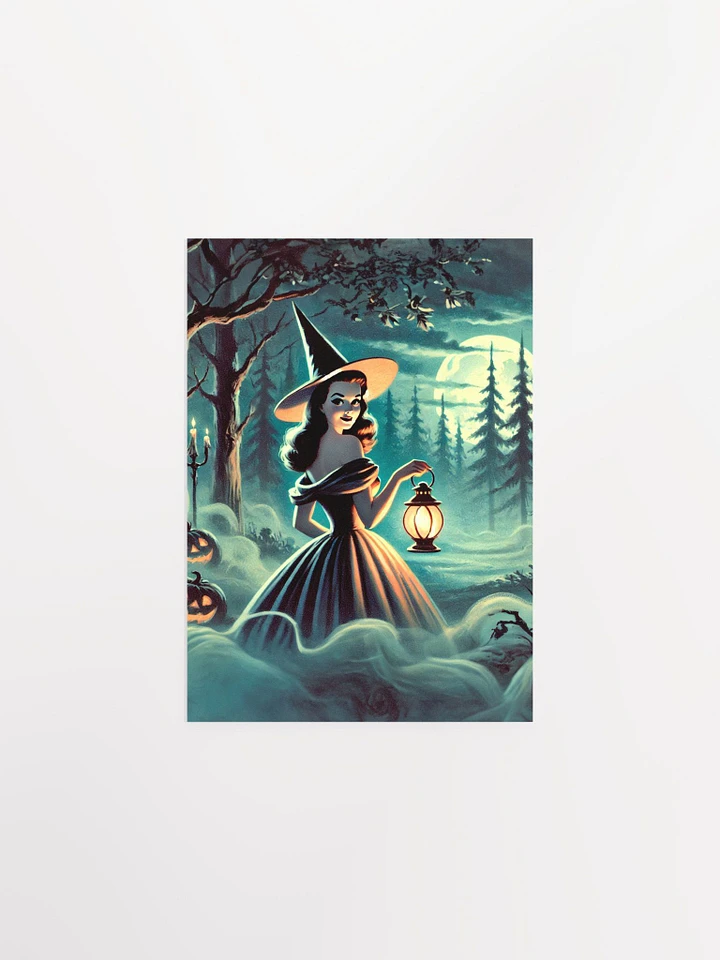 Mysterious Witch in the Mist Premium Matte Poster product image (5)