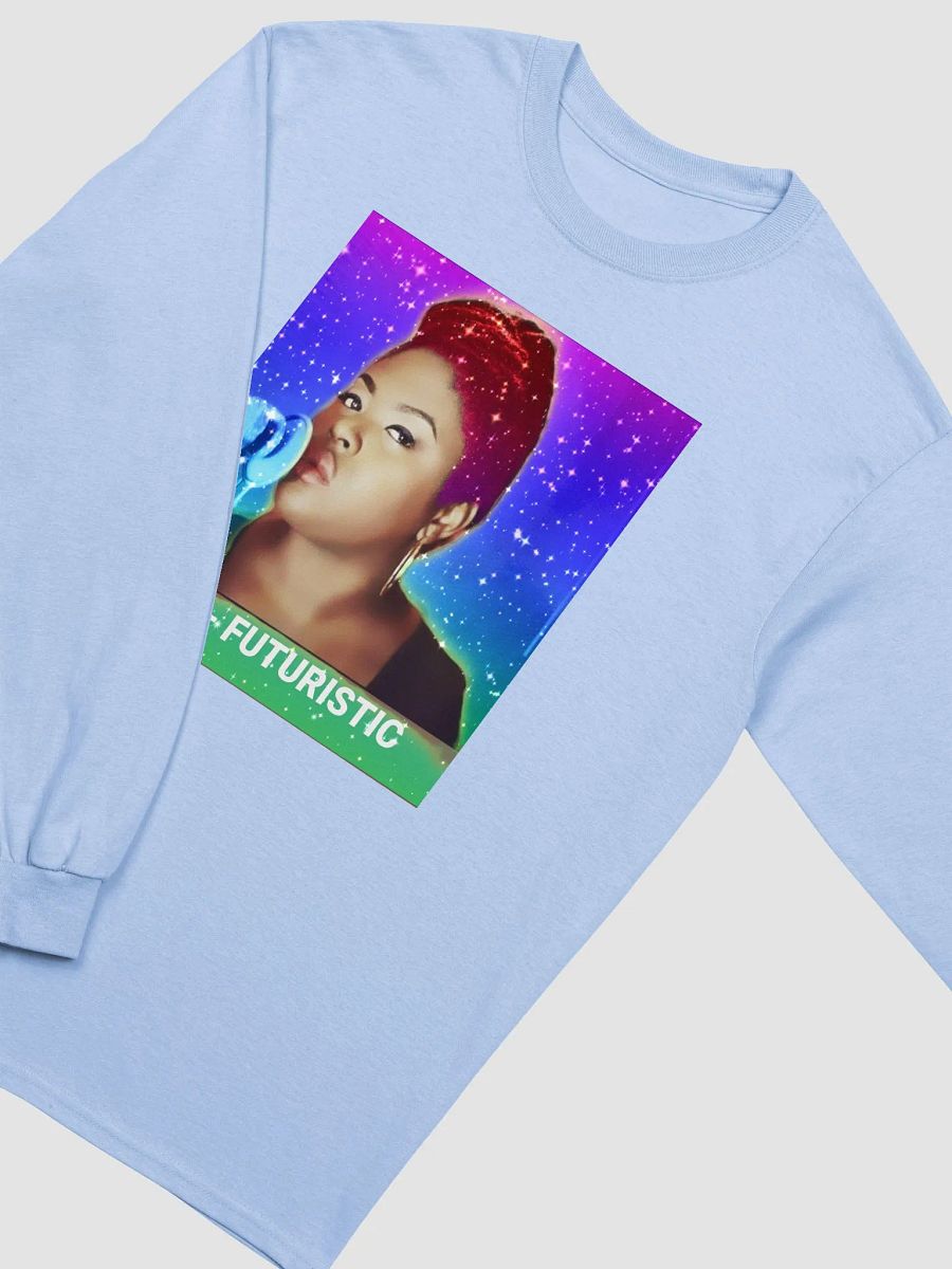 Afro-Futuristic long sleeve Light Blue product image (3)