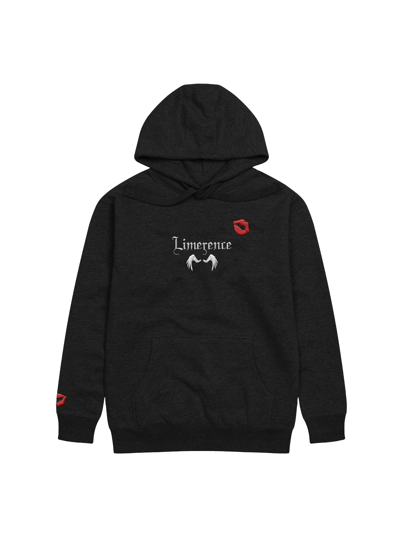 Limerence Black Embroidered Hoodie product image (1)