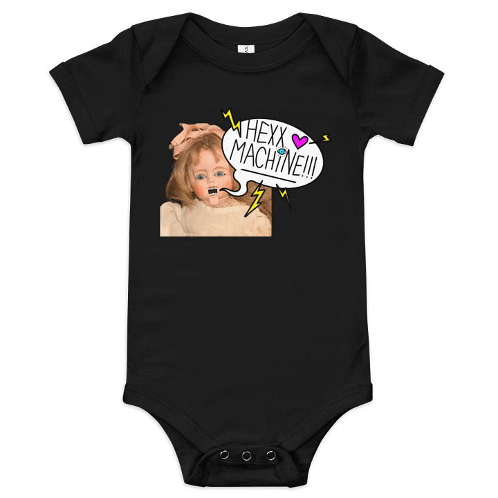 hexx cursed doll onesie product image (1)
