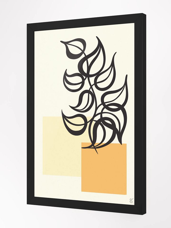 Vibrant Ayous Wood Framed Poster - Abstract Image No. 2 product image (9)