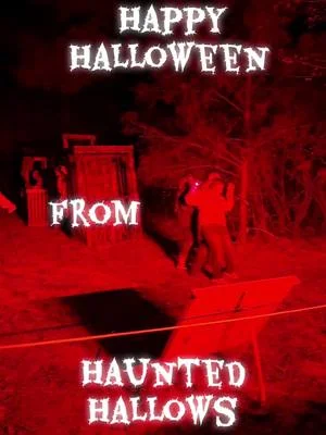 @HauntedHallowsTX is open tonight and tomorrow night from 7:30pm-11:30pm. Come check out the 1/2 mile long haunted trail. Are you brave enough to handle it? #fyp #halloween #haunt #hauntedhallowstx #mountpleasanttx 