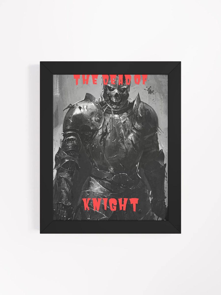 The Haunted Knight Framed Poster- The Dead Of KNIGHT merch collection product image (44)