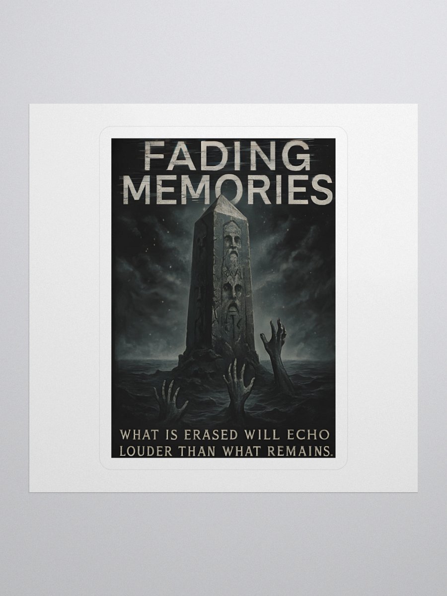 “Fading Memories: Echo Monument” Stickers – Altaræ product image (1)