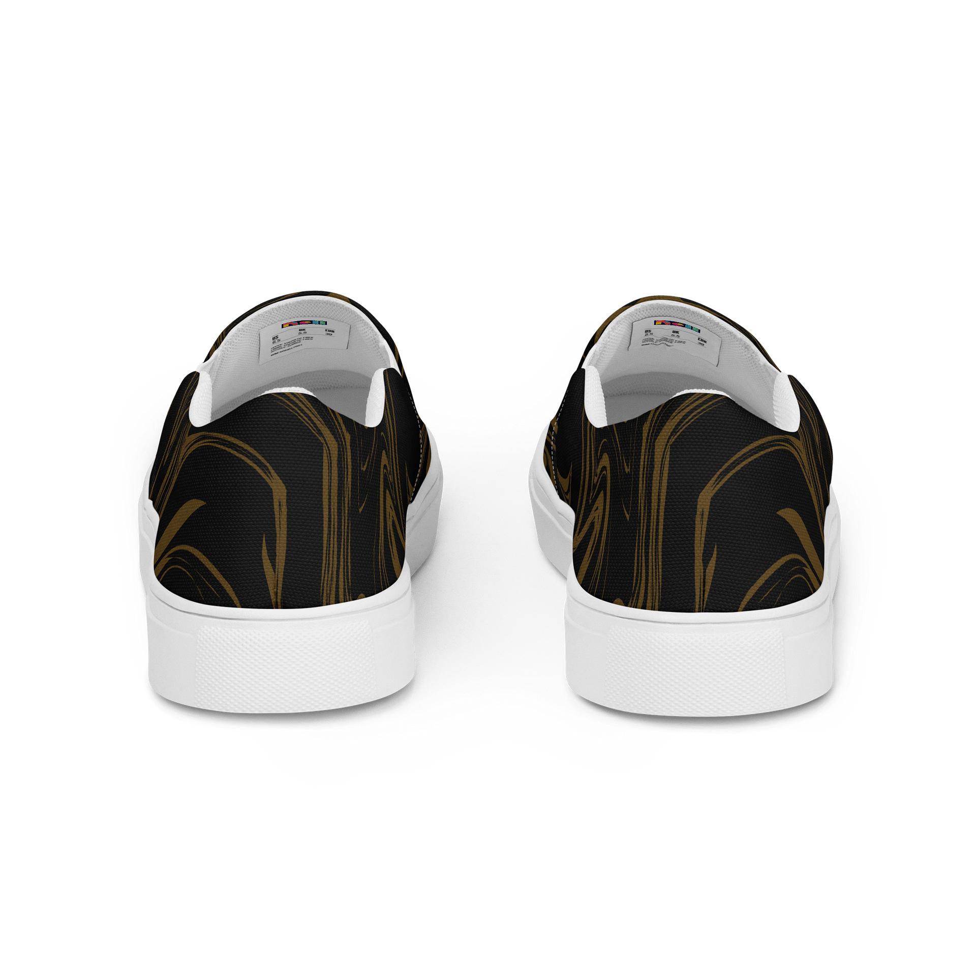 Golden Swirl Women's Slip-On Shoes product image (4)