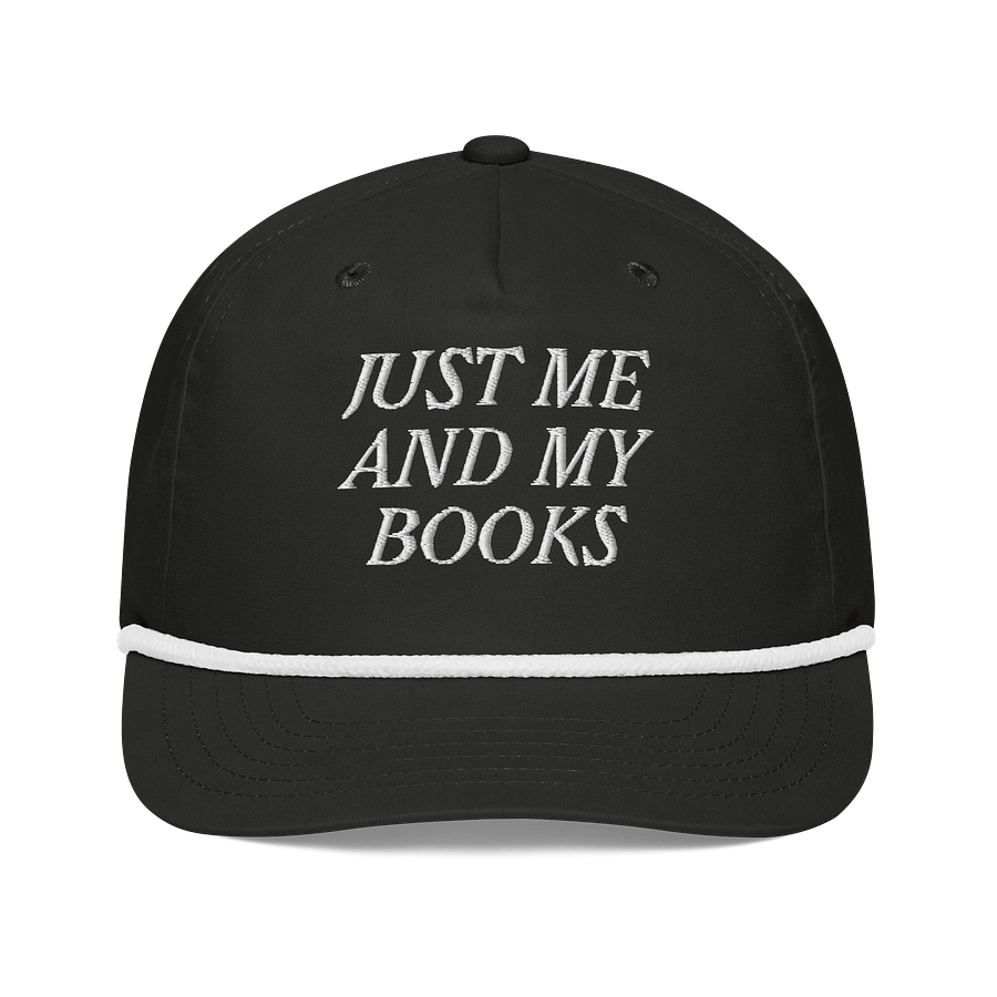 Just Me and My Books Golf Rope Cap product image (1)