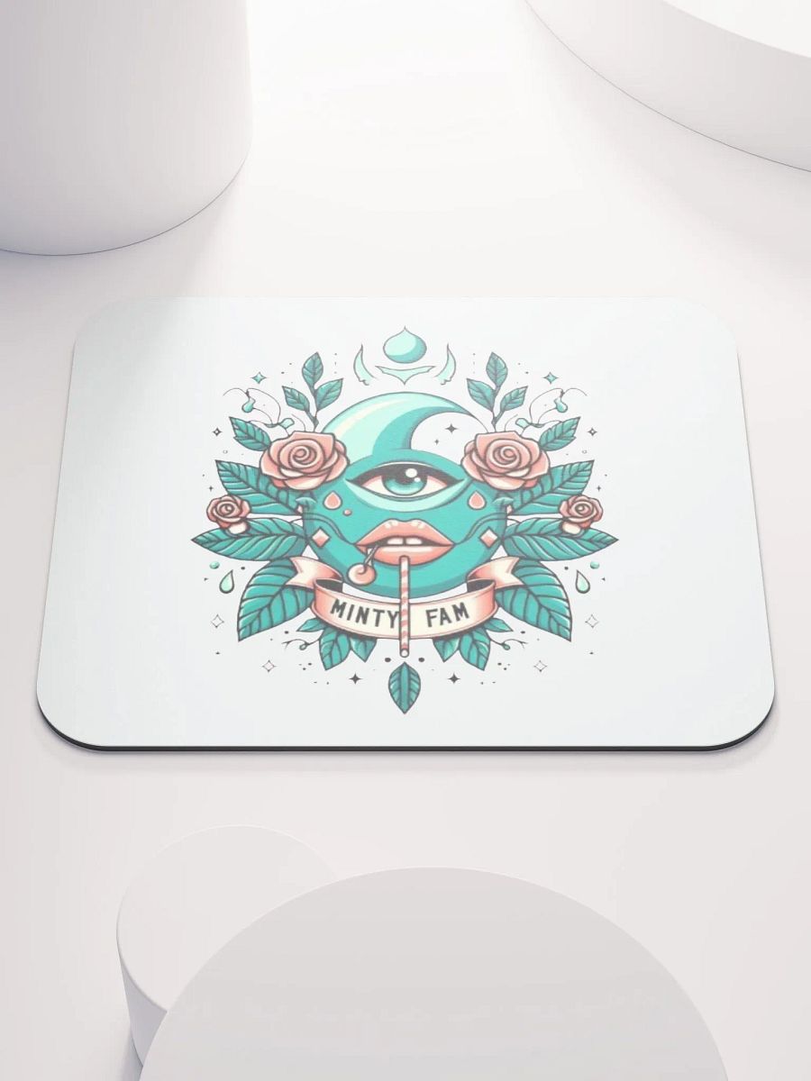 Minty Leaves Mousepad product image (1)