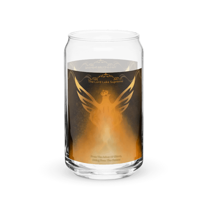 The Lord Luke Supreme Firebird Can Shaped Glass product image (1)