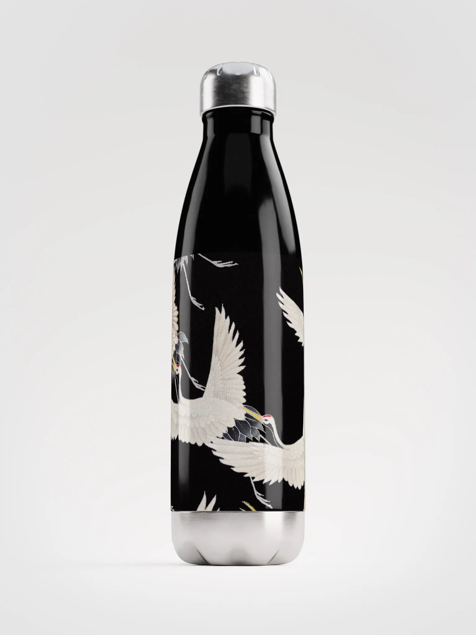 Elegant Crane Stainless Steel Water Bottle product image (1)