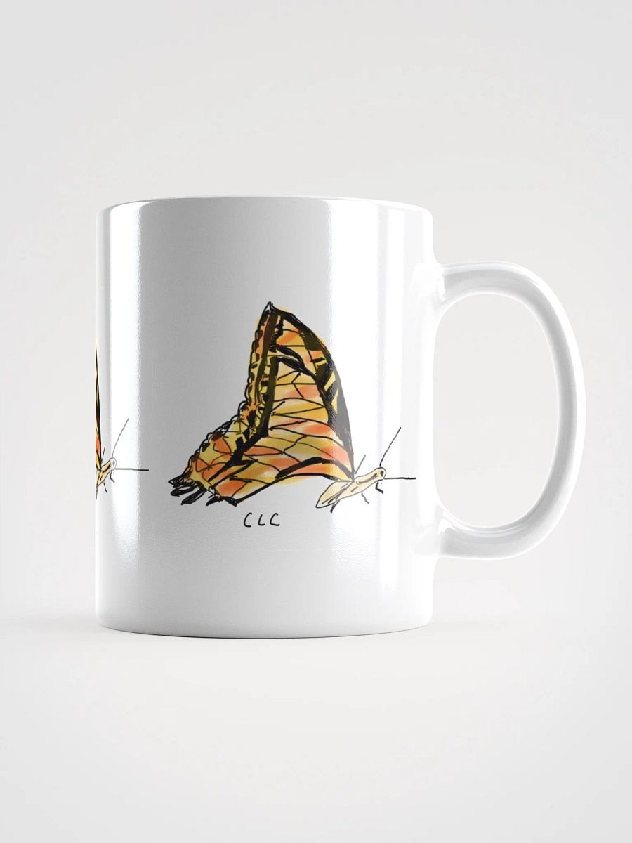 Butterfly Bliss White Glossy Mug product image (3)