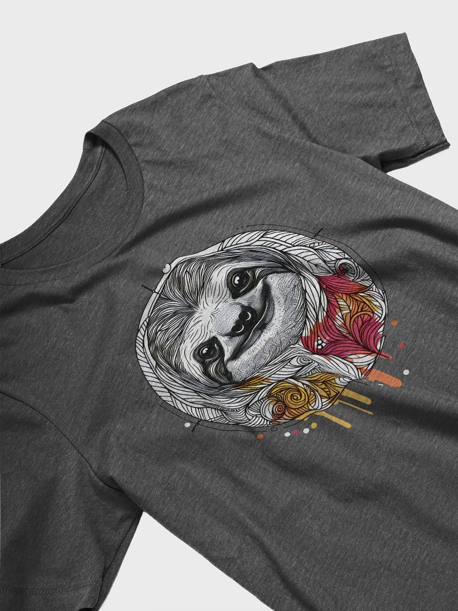 Sloth Serenity T-Shirt, Relaxing Zen Sloth Design, Cozy Animal Lover Gift, Boho Minimalist Wildlife T-shirt product image (3)