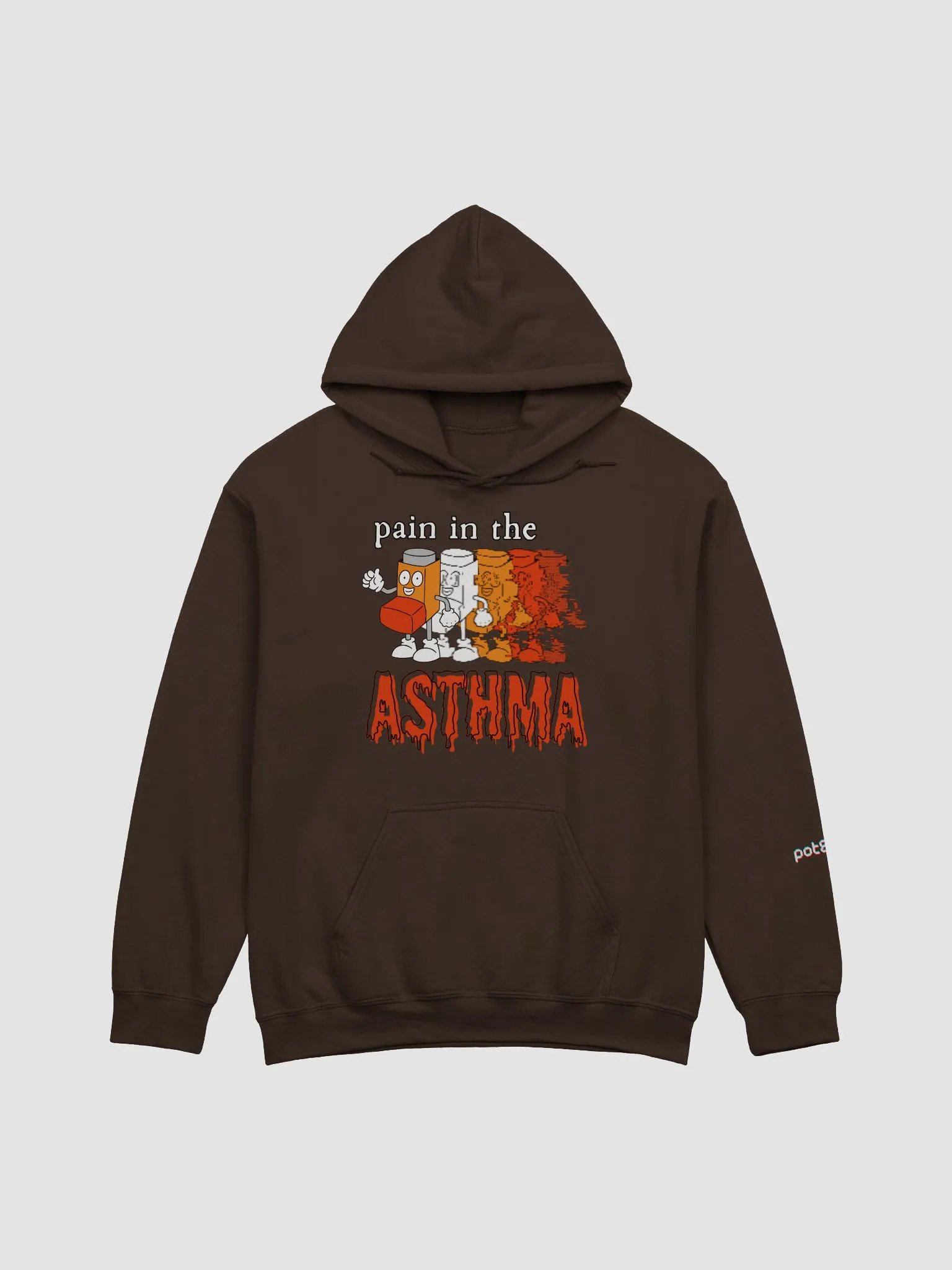 PAIN IN THE ASTHMA premium hoodie product image (7)