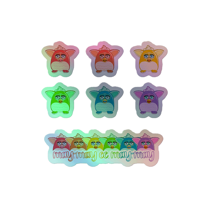 Furbish PRIDE 2025 - Furbish Holographic Love is Love Sticker Sheet product image (2)