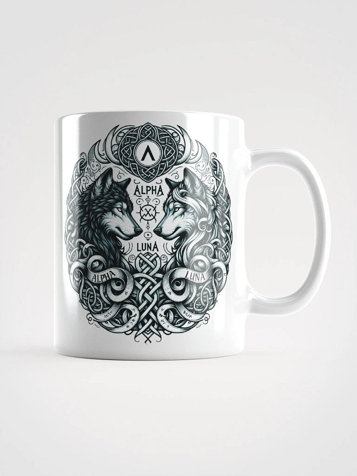 Alpha & Luna Wolf Ceramic Mug product image (2)