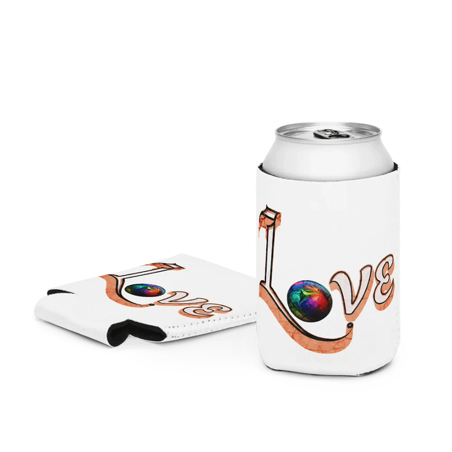 Love Bowling Swirled Can Cooler product image (3)