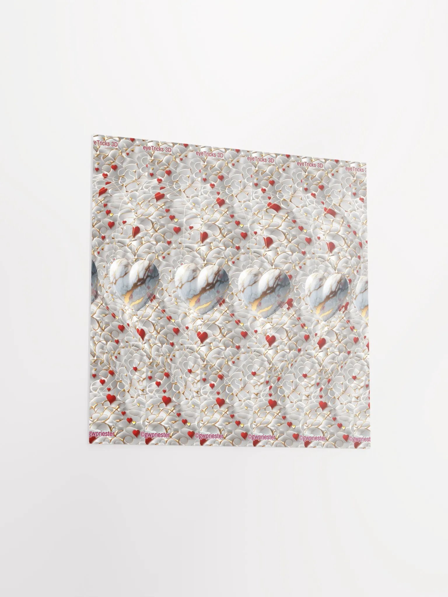 Valentine Heart - 3D Stereogram Poster product image (12)
