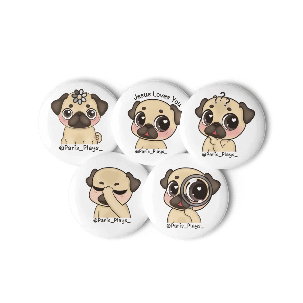 Pug Buttons product image (6)