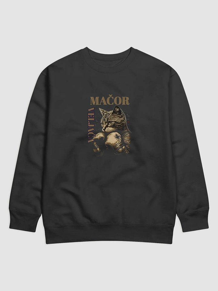 Mačor Veljača Boxing Cat Sweatshirt product image (1)