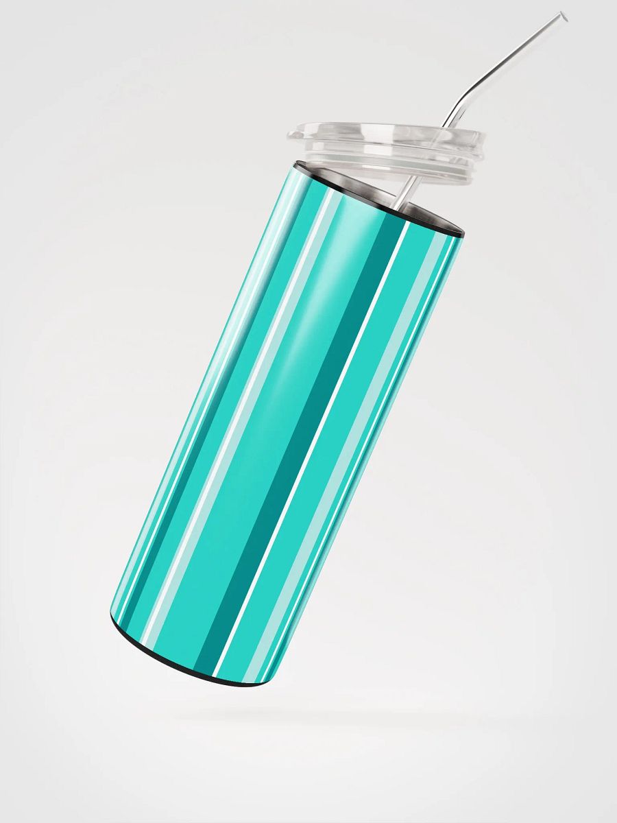 Party Time! Teal Stripe 20 oz Tumbler product image (3)