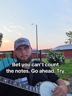 Try counting the notes, I dare you.  #tiktoklive #livehighlights #fyp #banjo #bluegrassbanjo #scruggsstyle #CarolinaPicker #Bluegrass #banjotok 