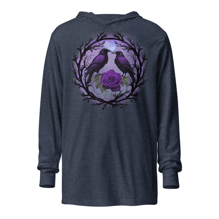 Mystic Raven Pair Hooded tee product image (5)