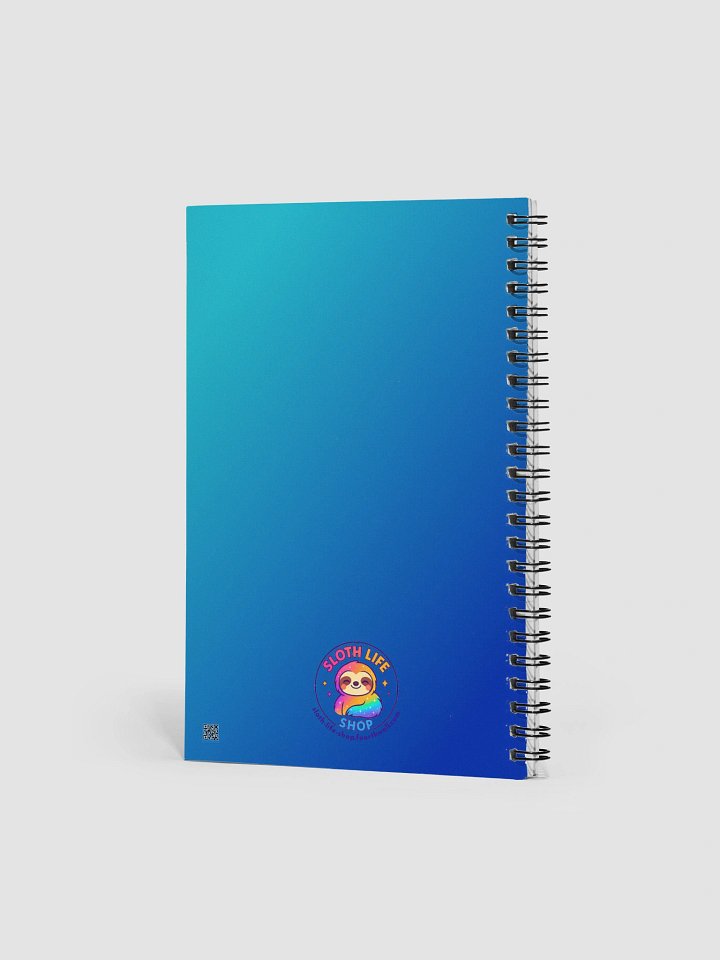 Snackin’ Slow, Livin’ Fast – Funny French Fry Sloth Notebook | Sloths Having Snacks Collection product image (2)