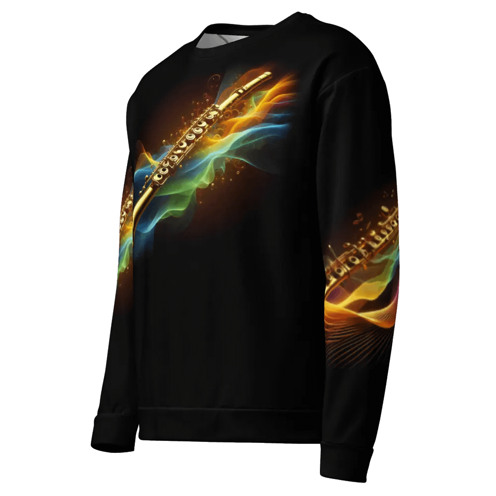 Golden Flute Musical Instrument - All-Over Unisex Sweatshirt #16 product image (7)