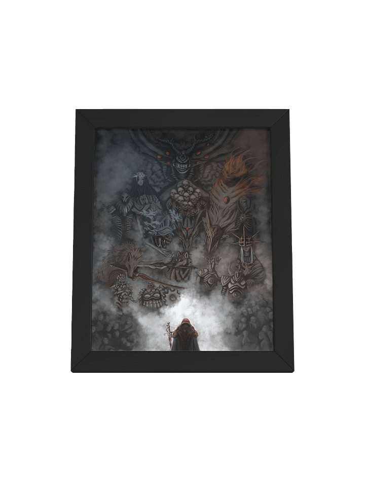 'Fog Wall' Framed Print product image (1)