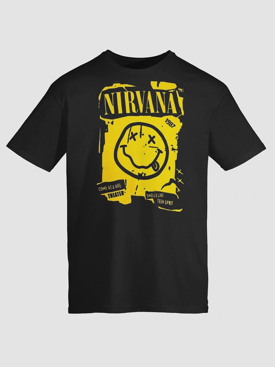 Nirvana Smiley Face T-Shirt - Vintage 90s Grunge Rock product image (6)