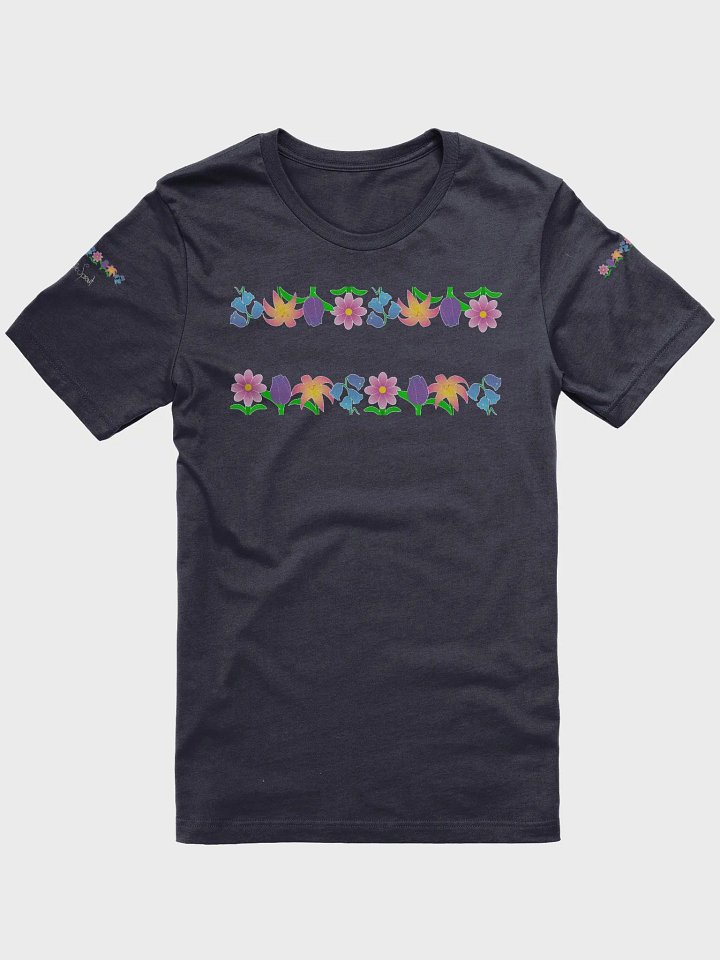 Flowery - Tee with mini flowers on sleeves product image (8)