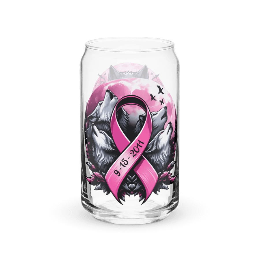 Wolves for Hope Can Glass product image (3)