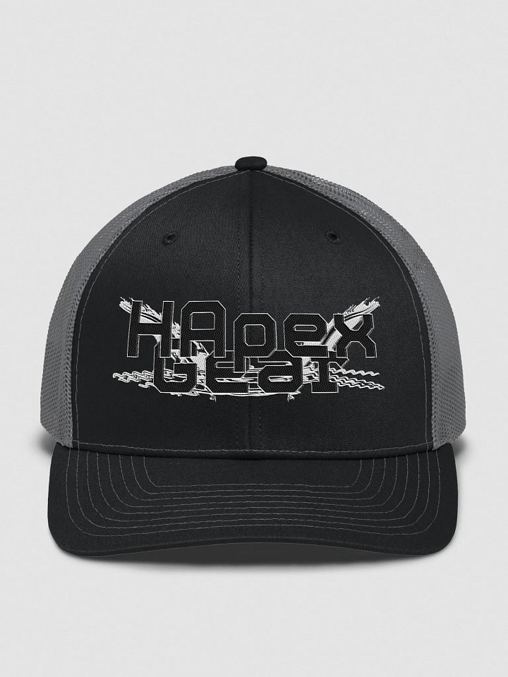 Trucker Hat - Embroidered - Black HApex Gear Black Logo product image (1)