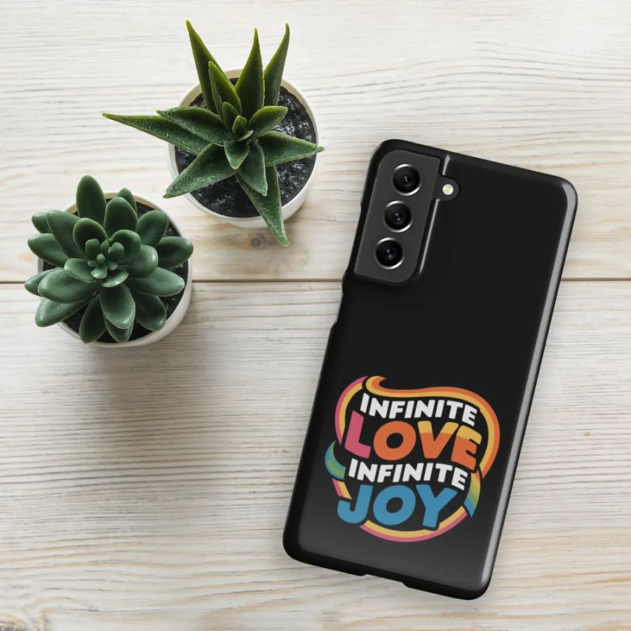 Infinite Love Infinite Joy Snap Case for Samsung (Black) product image (5)