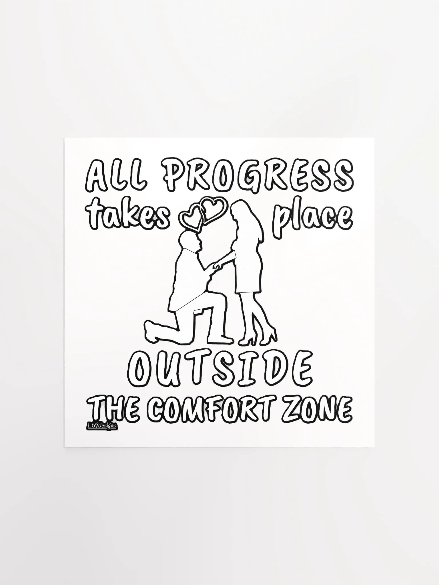 ALL PROGRESS TAKES PLACE OUTSIDE THE COMFORT ZONE product image (2)