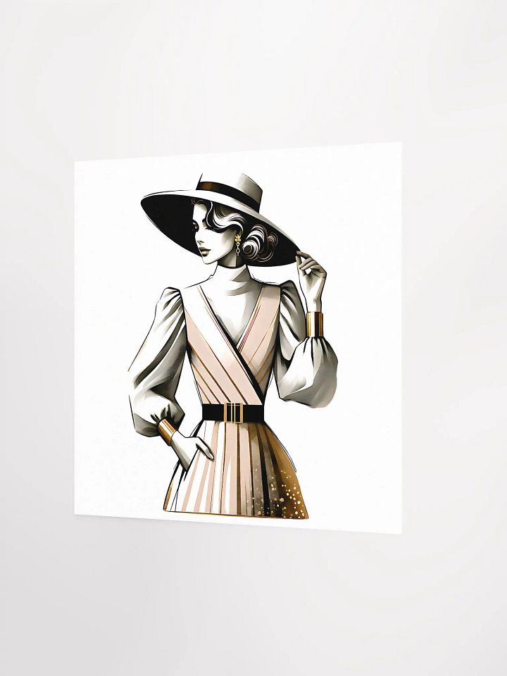 Elegant Vintage Chic Fashion Illustration product image (4)