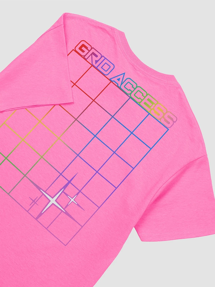 Pink Grid Access T-shirt product image (1)