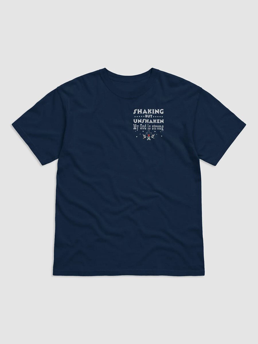 Shaking But Unshaken, My God Is Strong Parkinson Comfort Colors T-shirt product image (2)
