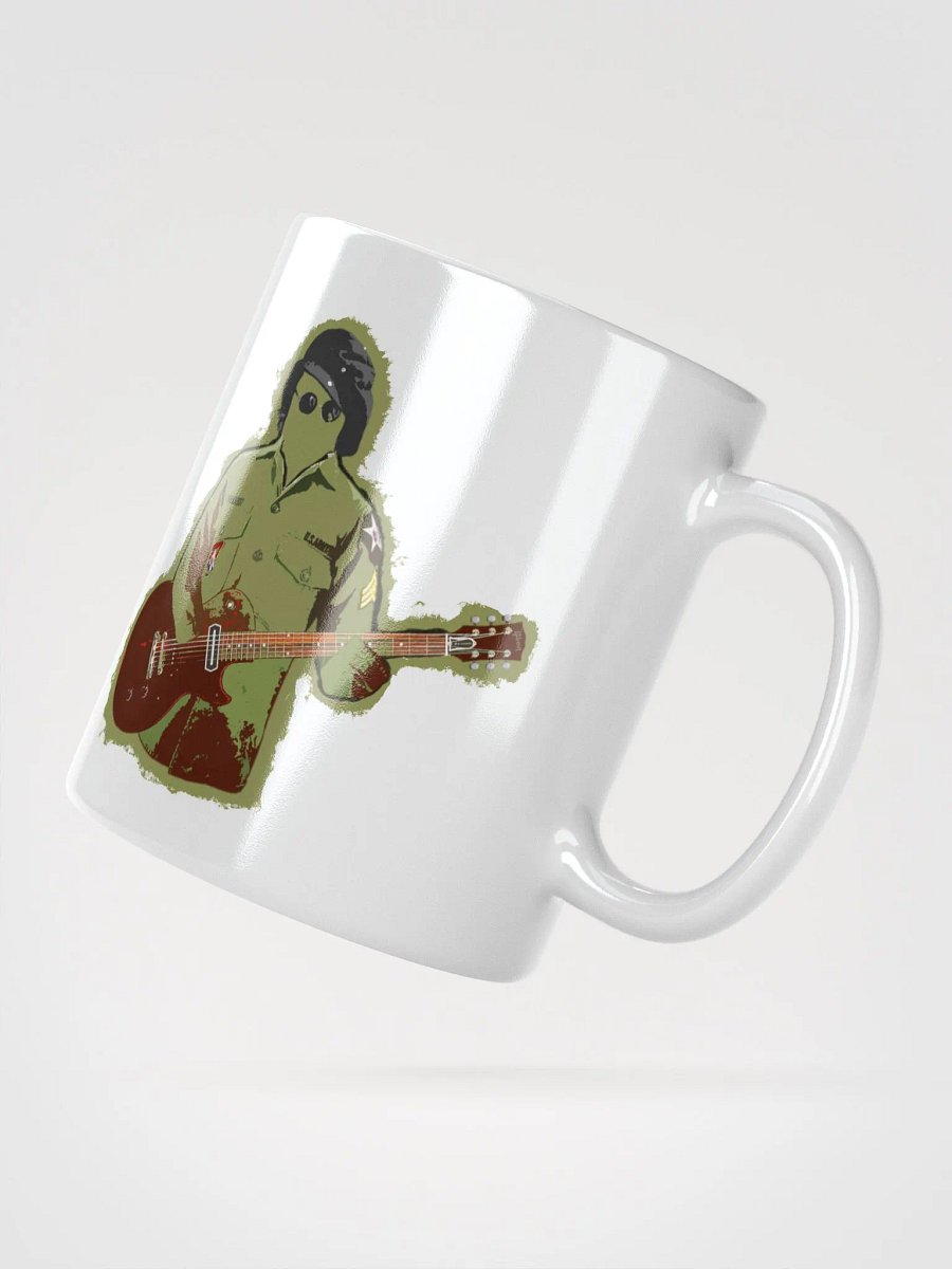 Revolution In The Head Green Background Mug product image (2)