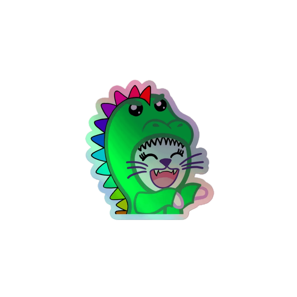 Lil Dino RAWR Holographic Sticker | 2024 product image (1)