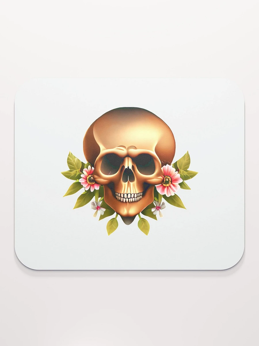 Skull with Nice Flowers Skull, skulls, skull art design, skeleton, skull and bones, scary, skull tattoo, artistic skull, human skull, dark skull, bones, Halloween, flowers product image (2)