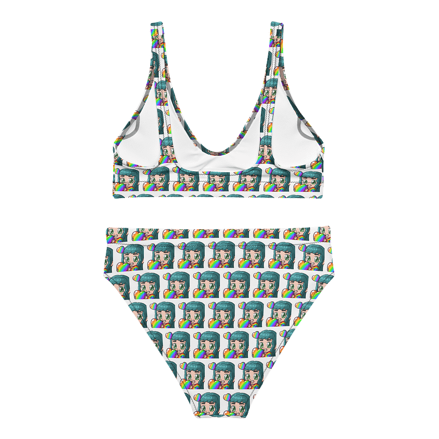 Rainbow Love MannyKae High Waisted Bikini Set product image (2)