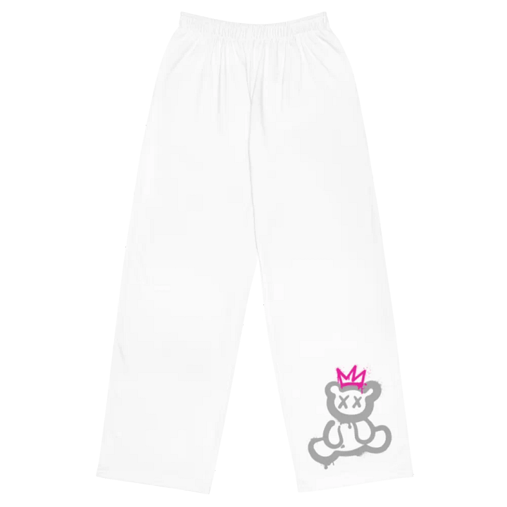 Rahskools Graffiti Teddy Ladies Wide-Leg Pants product image (1)
