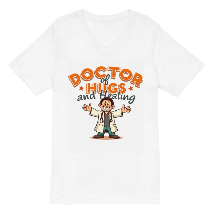 Doctor of Hugs V-Neck Tee product image (2)