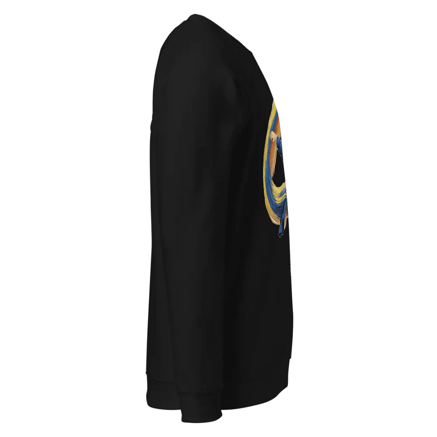 Gogh with the Flow Unisex Raglan Sweatshirt product image (6)