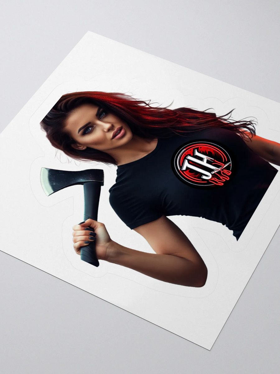 Axe Me Again Chick Sticker product image (8)